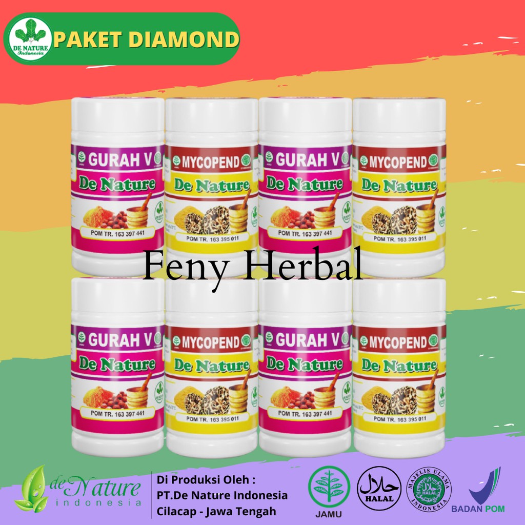 

PAKET DIAMOND GURAH V + MYCOPEND Obat Herbal Keputihan Coklat-Miss V Gatal Bau Amis-Kanker Servik