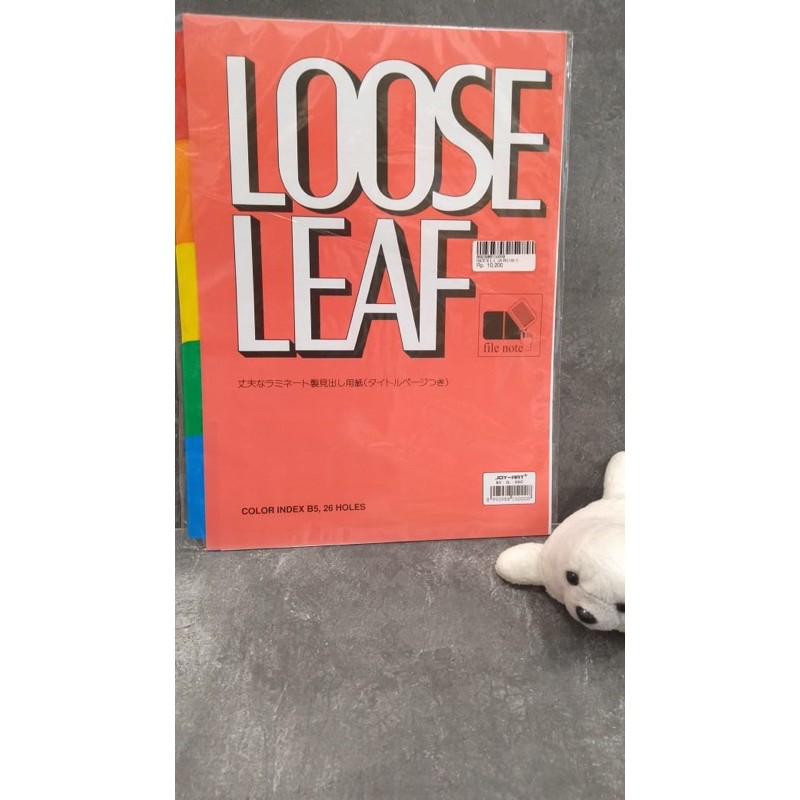 

Index Loose Leaf JOY ART B5