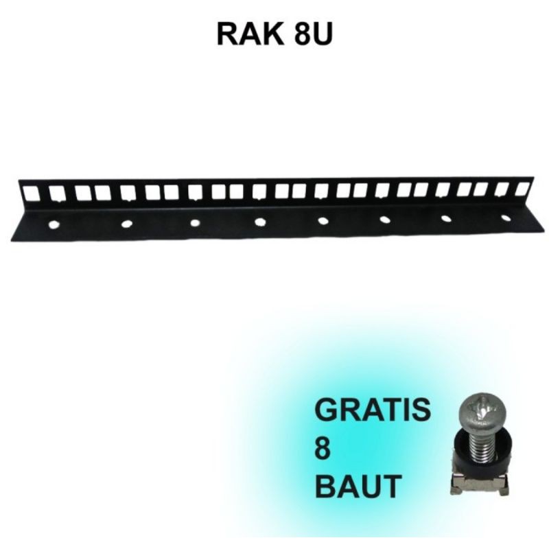 Rack Audio 8U List Hardcase Box