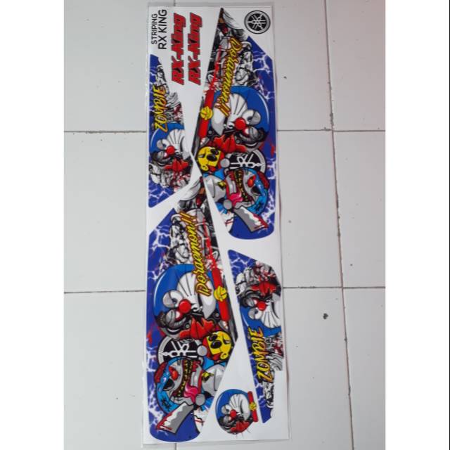Striping Variasi Rx King doraemon zombie