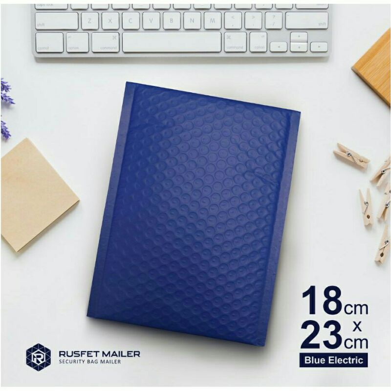 Amplop Bubble Mailer ; Blue Elektrik 18 x 23 ; Soft Pink 15x18 ; Favourite Colour ™