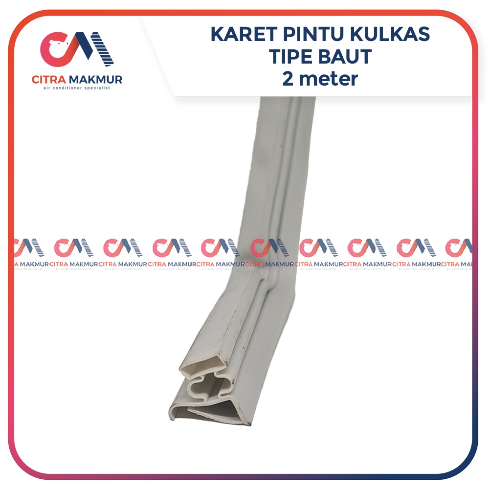 Gasket Karet Pintu Kulkas 1 pintu Baut merk Sanyo Freezer baut belum termasuk Magnet 2 per batang meter