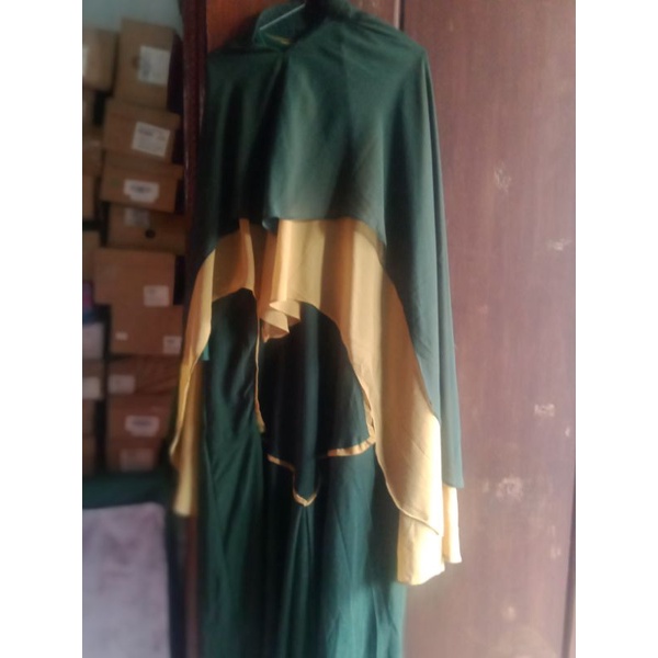 syar,i ceruty dada Jersey Khimar ceruty 2 layer