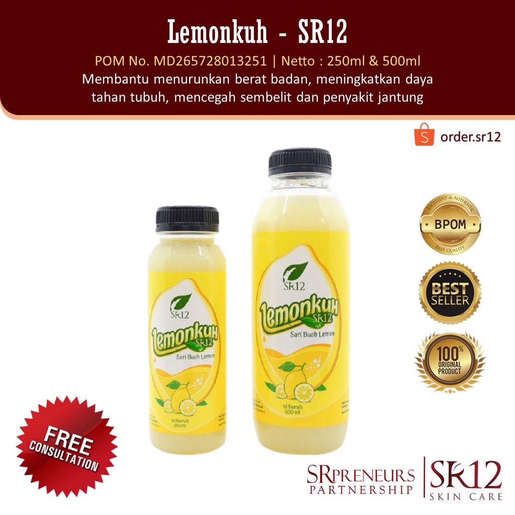 

TERBARU!!! LEMONKUH SR12 99,96% SARI BUAH LEMON BERBPOM