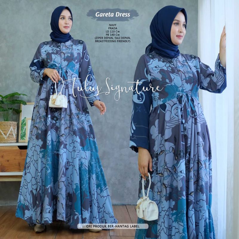 Gareta dress motif abstrak by tulus signature