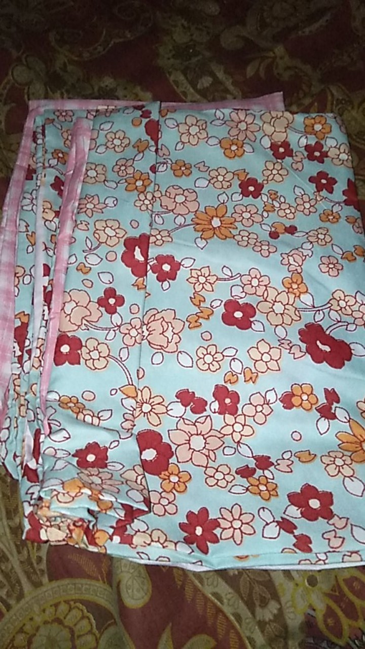 Sprei Bagus Motif Green Leaf