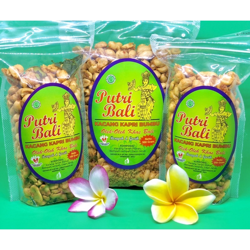 

Kacang Kapri Bumbu Bali 500 grm Putri Bali