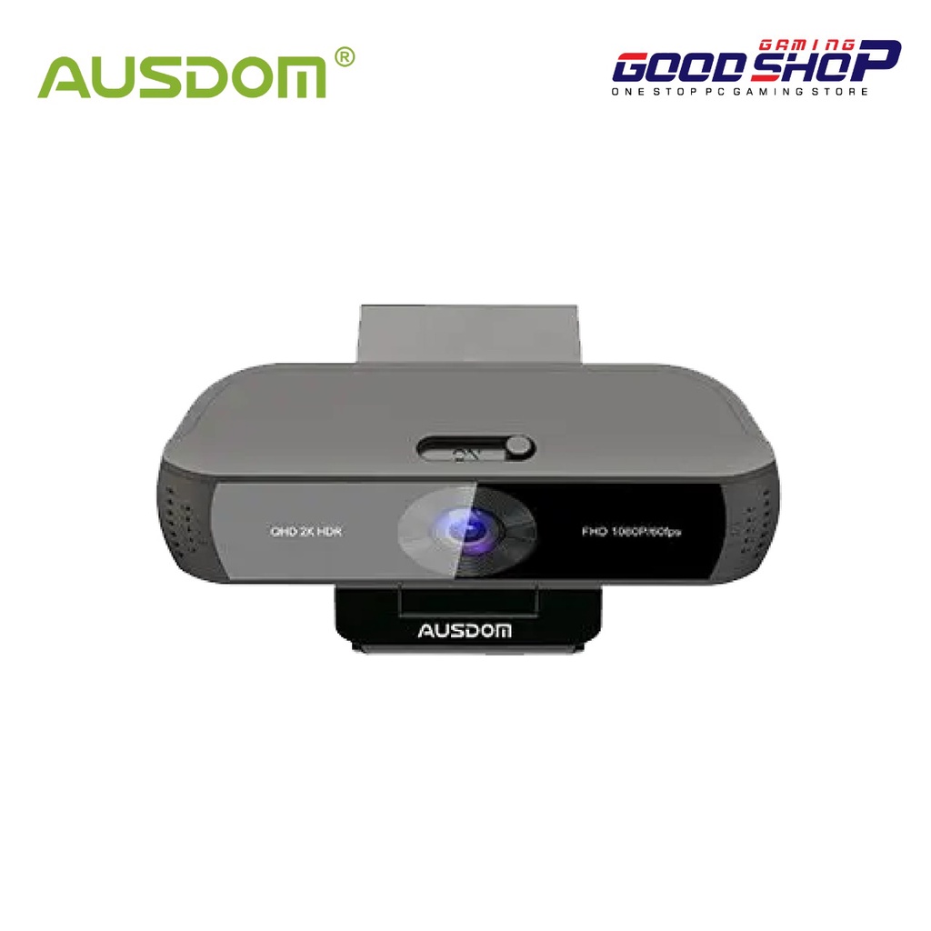 AUSDOM Webcam 2K 30FPS 1080P 60FPS Autofocus with Tripod - AW651