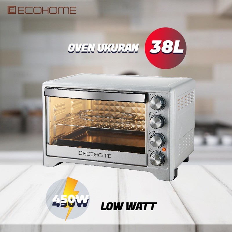 Ecohome Oven Platinum  EOP888 38 Liter (+ airfryer basket)