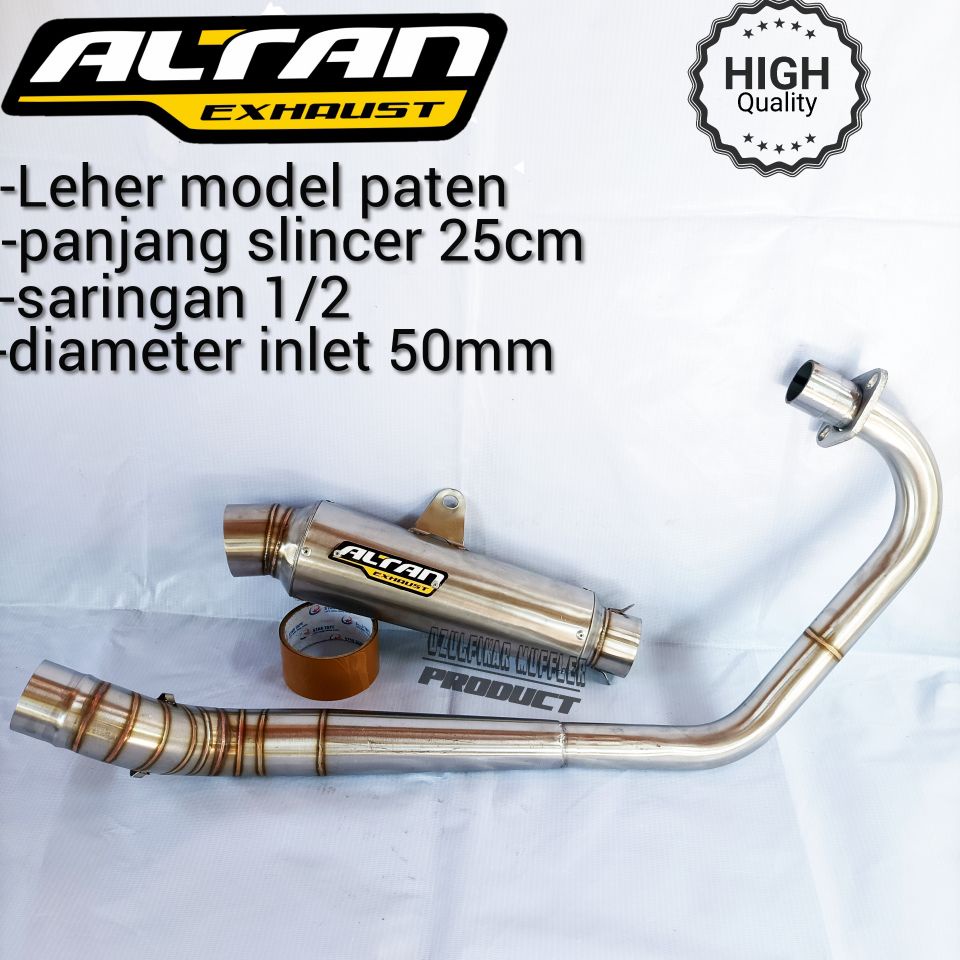 KNALPOT RACING ALTAN EXHAUST KOMPETISI WINNER SARANG 1/2