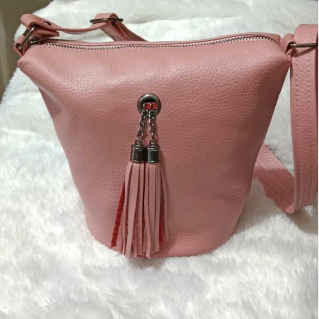 Tas kulit asli papirut Garut