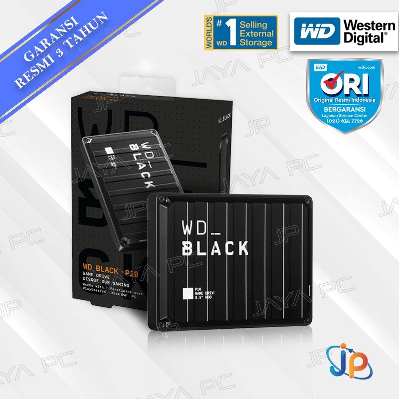 WD Black P10 2TB Game Drive - HDD / Hardisk / Harddisk External 2.5"