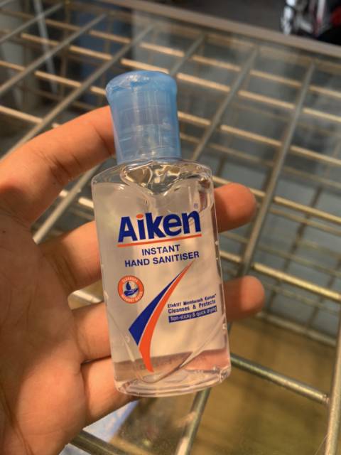 Aiken instant hand sanitiser sanitizer antiseptik antibacterial pembersih tangan 50ml 200ml gel