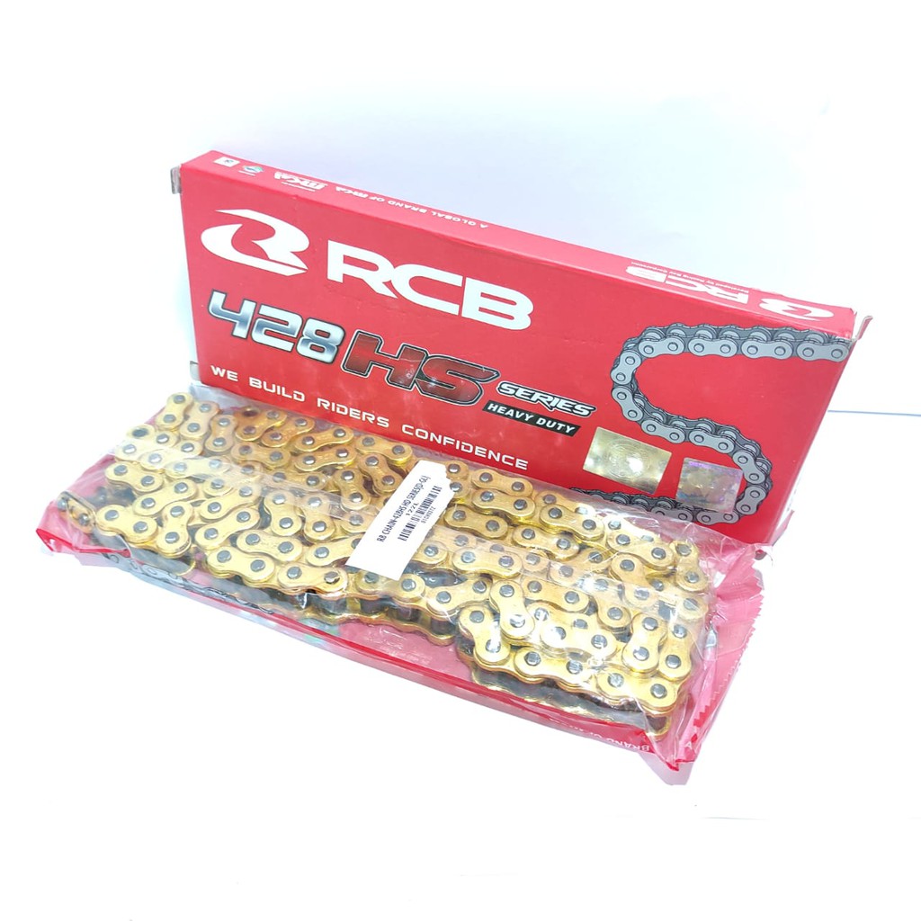 RANTAI RCB GOLD 428H 428HS-122L HEAVY DUTY SERIES BUKAN SSS