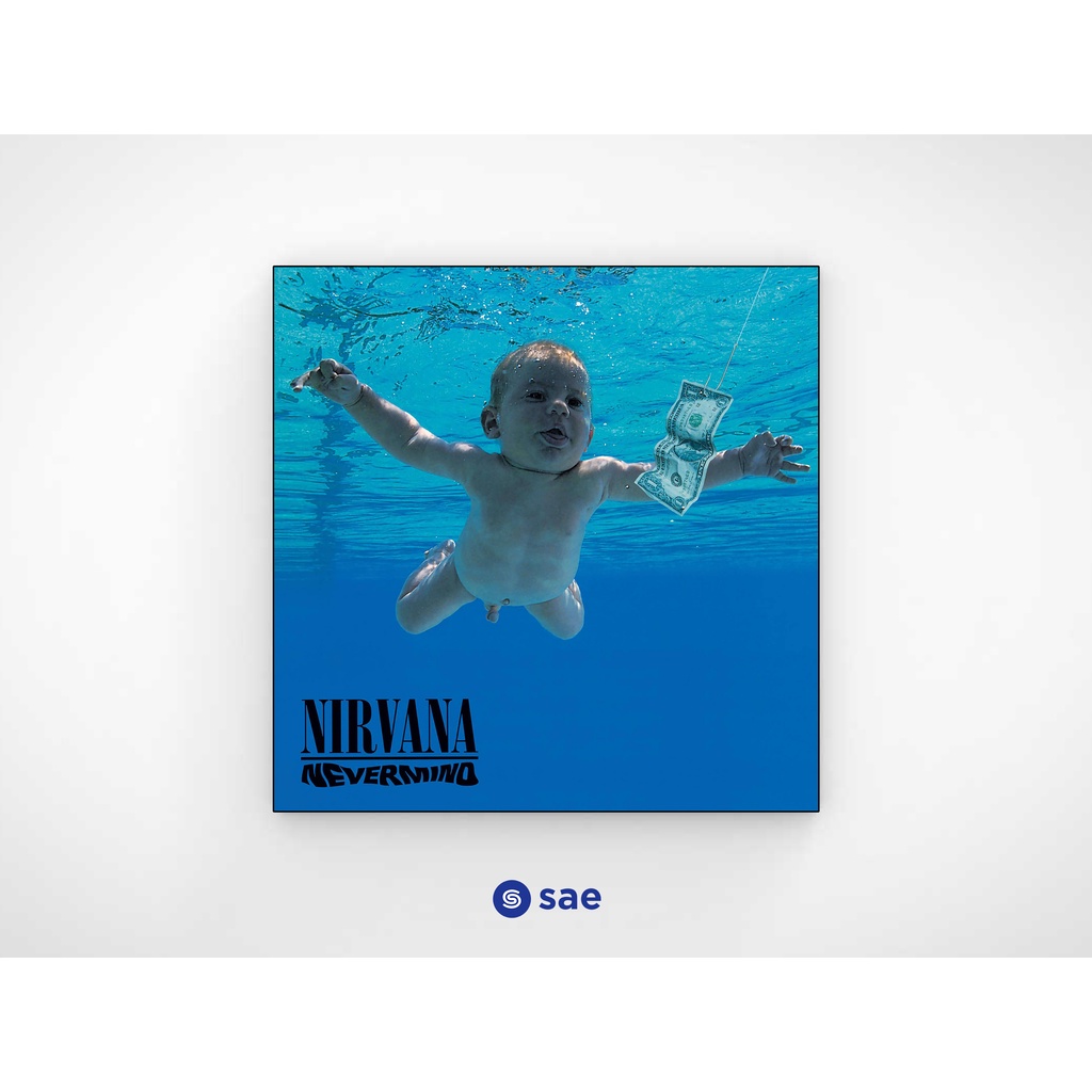 Jual Poster Album Cover Nirvana Nevermind Shopee Indonesia