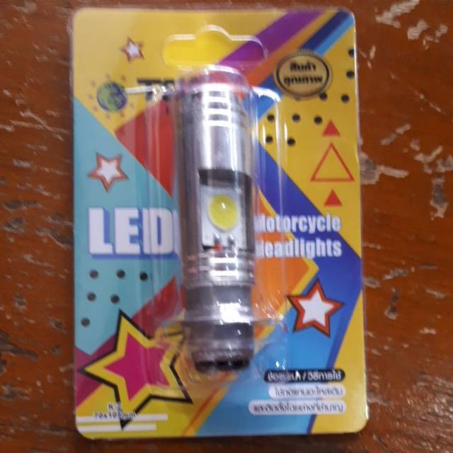 Lampu Depan LED 2sisi H6 Ac/Dc Motor Matic Bebek Universal