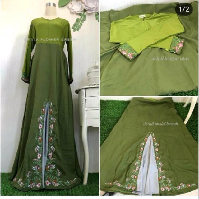 PRELOVED Umnia Green Dress