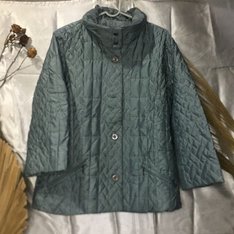 [Thrift] Down Jaket Bulang Bulu Angsa B3 Preloved Second