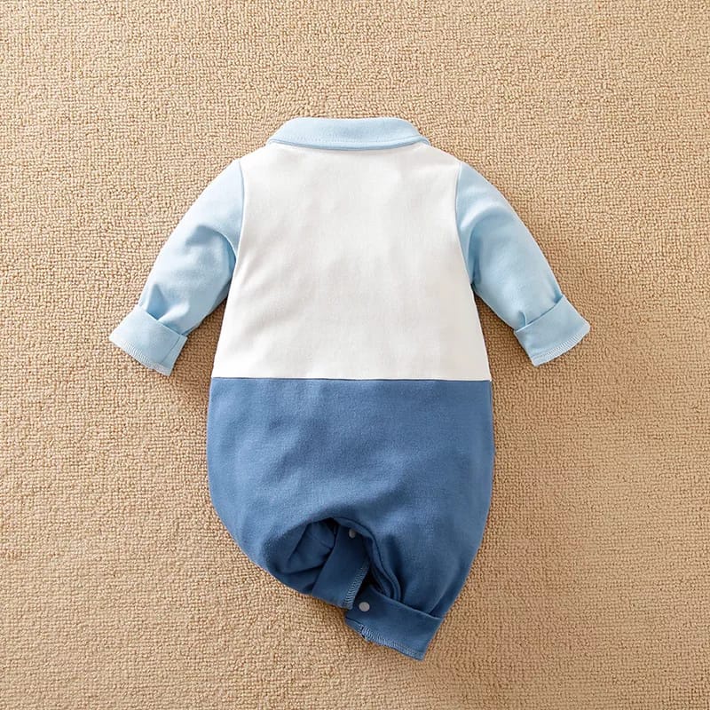 BROWNIEGROUND- Baju jumper anak laki laki baju  baby impor premium  motif Biru Dasi Kupu 873