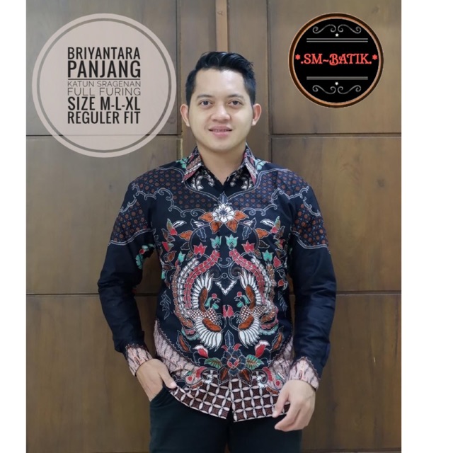 Harga Pabrik Batik Pria Briyantara Full Furing Katun Halus Ori Solo jg7dbmCNzjy83