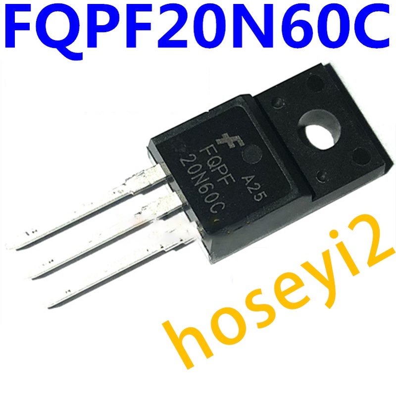 5pcs FQPF20N60C 20N60C 20A 600V In line Seal TO-220F