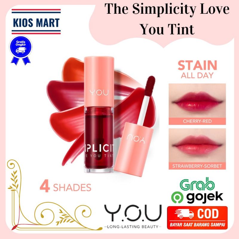 Kosmetik You The Simplicity Love You Tint by You Makeups