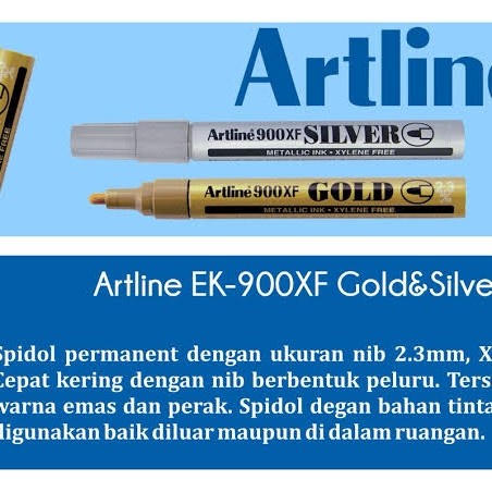 

Lucu Spidol Artline 900Xf 2.3Mm Emas 1Pcs Hemat