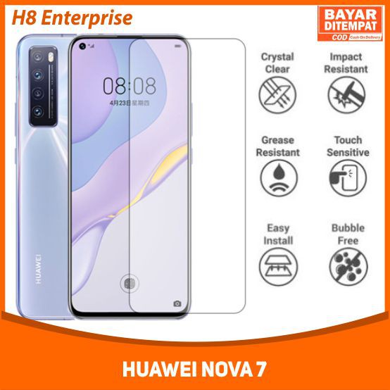 Tempered Glass Huawei Nova 7 - Tempered Glass Premium Quality