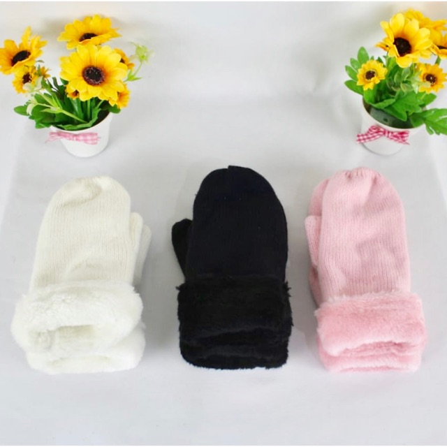 Sarung Tangan Rajut Wool Winter Glove Cute