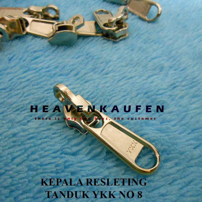 Kepala Resleting Tanduk YKK No 8 Ada Lubang Gembok OBRAL