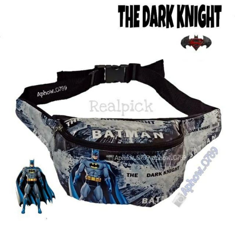 Waistbag anak karakter BATMAN superhero Poto Realpick Termurah