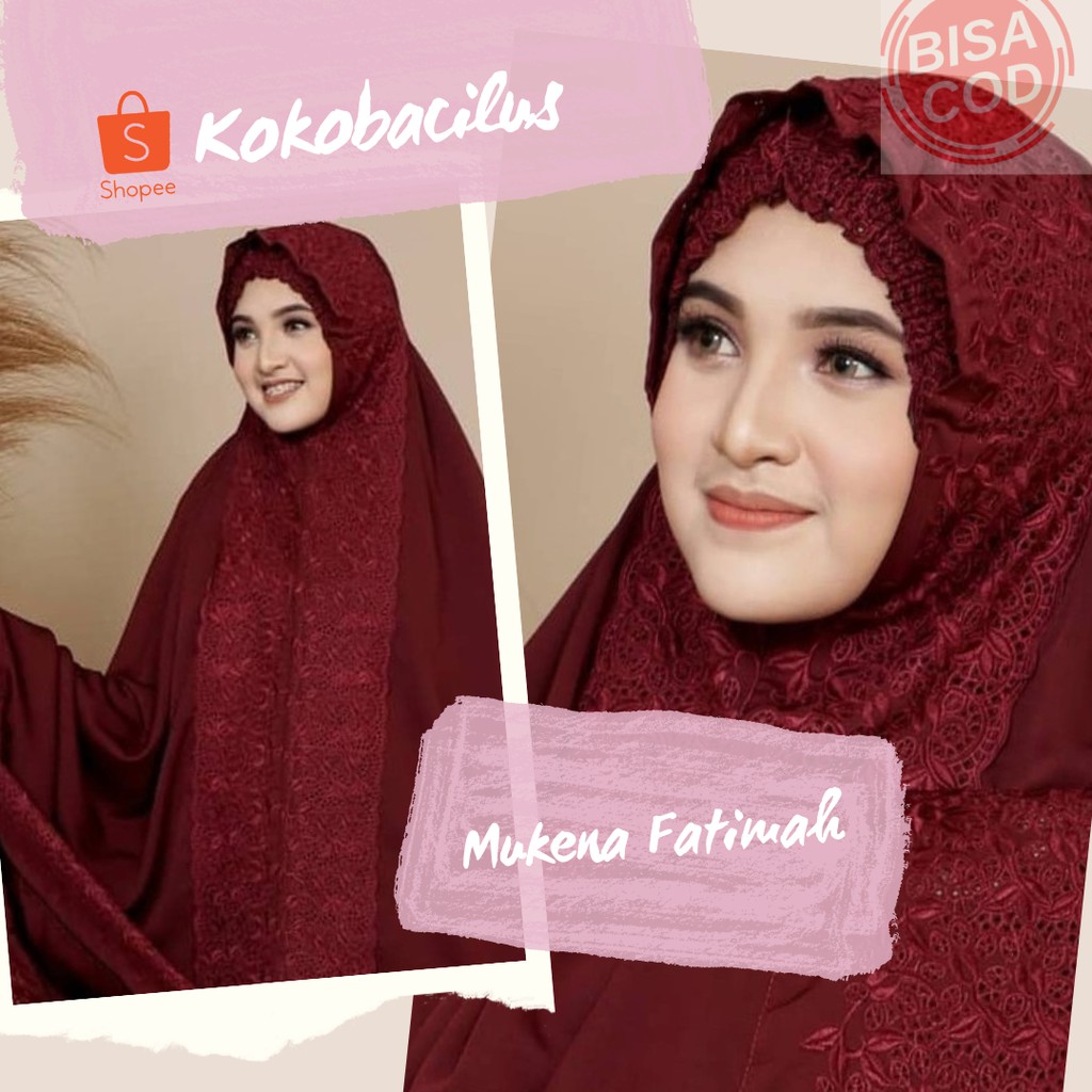Mukena Fatimah Khadijah Mukena Fatimah Jumbo Mukena Fatimah Dewasa