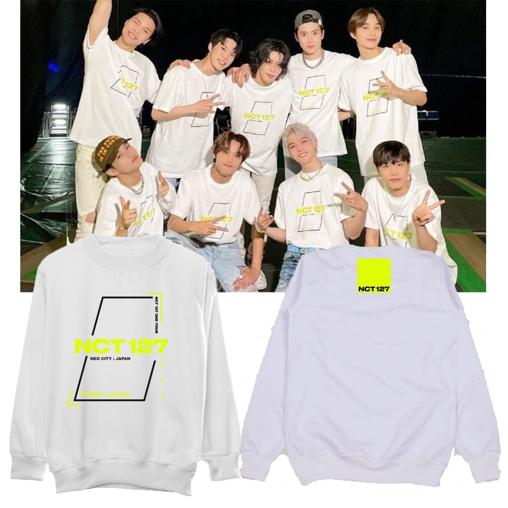 Sweater basic NCT 127 Neo city link konser 2022 sablon full