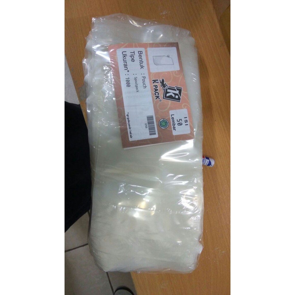 PROMO  Kemasan Standing pouch cair 1000 ml Spoutpack