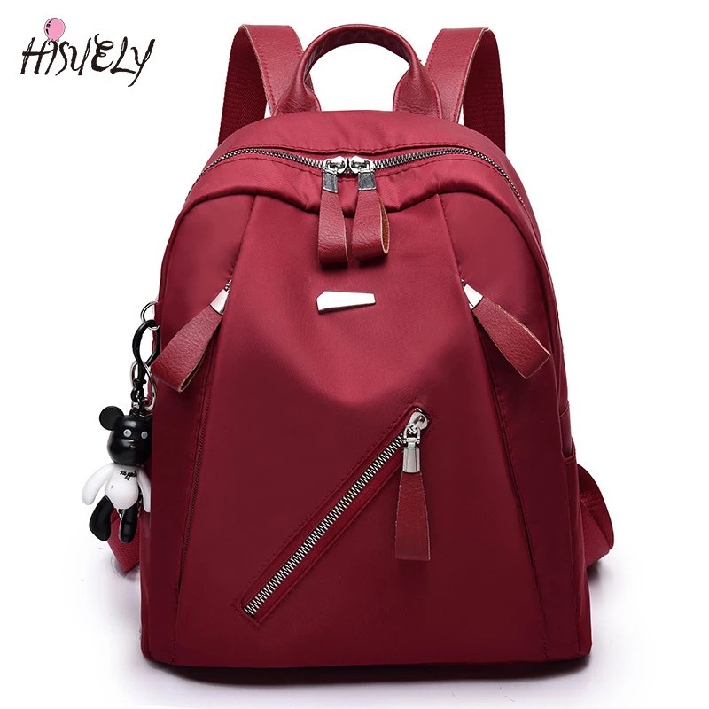 MORMON GEOFANI - Tas Ransel Gaul Backpack Tas Gendong Wanita-MARUN