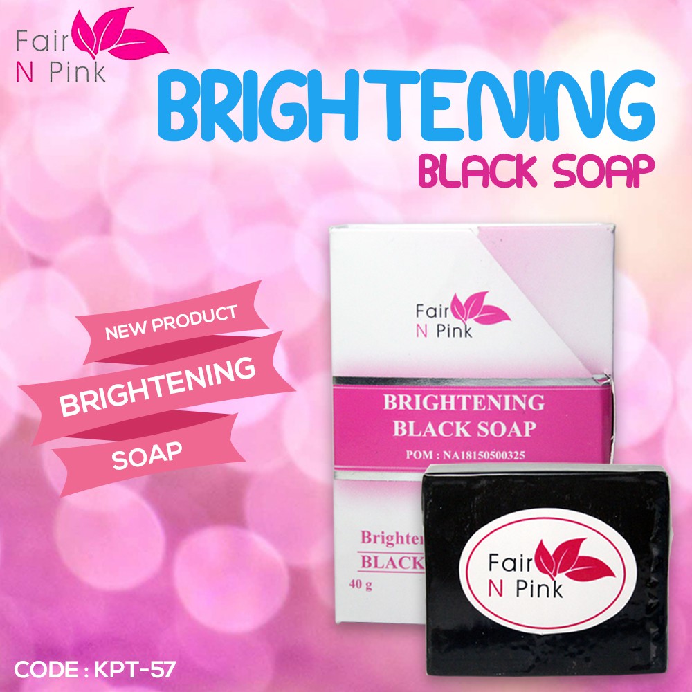 WHITENING BLACK SOAP FAIR PINK ORIGINAL (KPT-57)