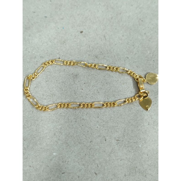 gelang paper clip 4 gram emas muda