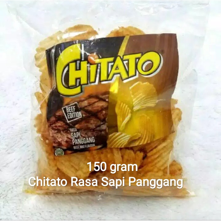 

Chiki Chitato Rasa Sapi Panggang 150 Gram/Snack/Camilan/Ciki/Kiloan