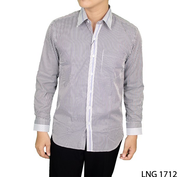 Kemeja Modern Casual Pria-LNG 1712