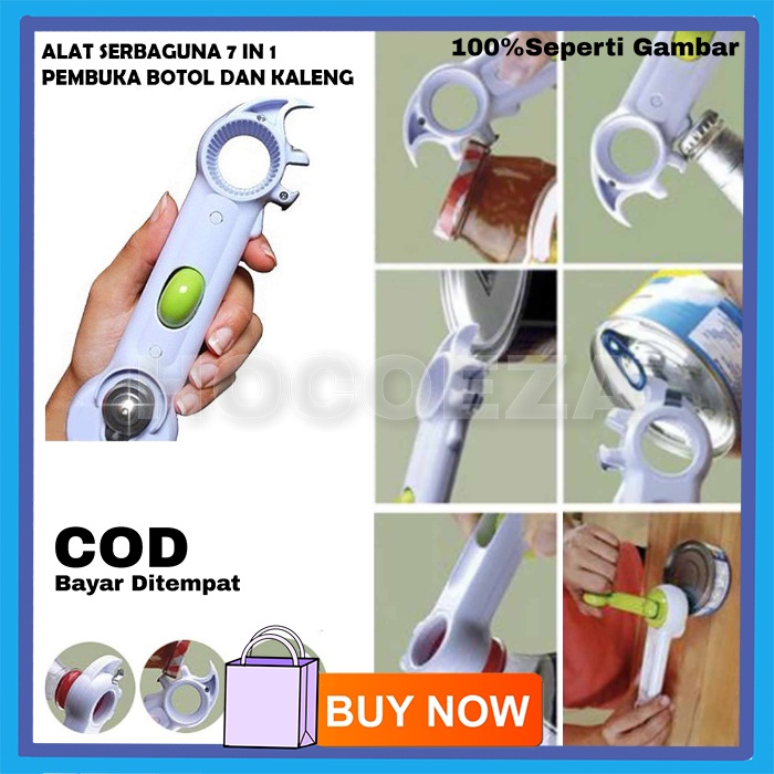 ALAT PEMBUKA SEGEL MULTIFUNGSI 7IN1 ALAT PEMBUKA BOTOL / KALENG 7IN1 KITCHEN TOOLS VA301