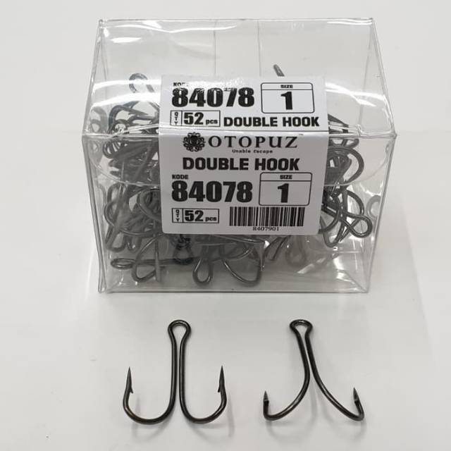 DOUBLE HOOK &quot;OTOPUZ&quot; 84078 (#1 / isi 52pcs)