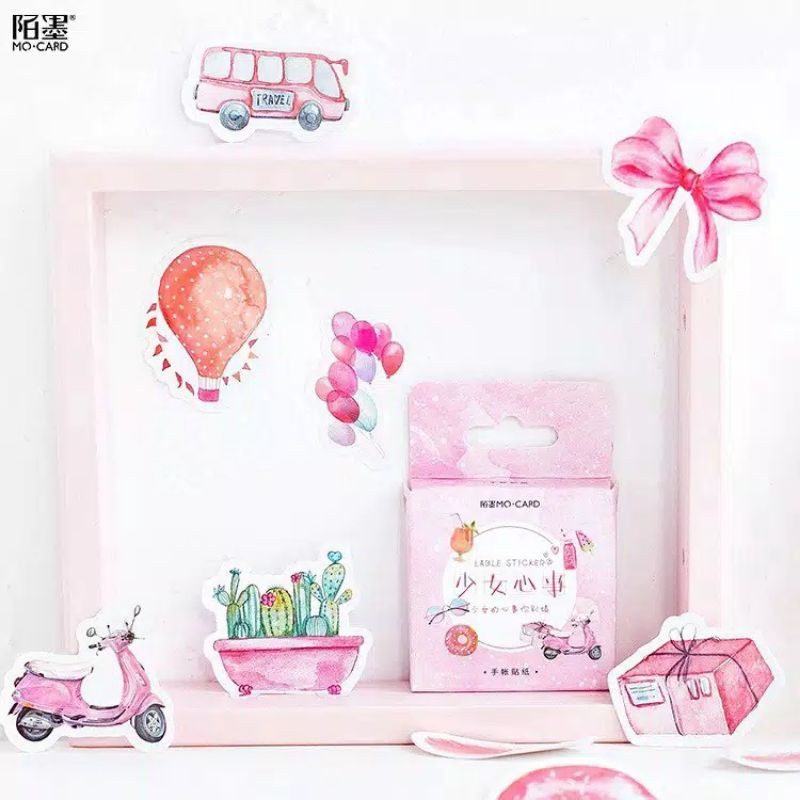 

[FREE GIFT] STIKER UNTUK DEKORASI SCRAPBOOK / JURNAL