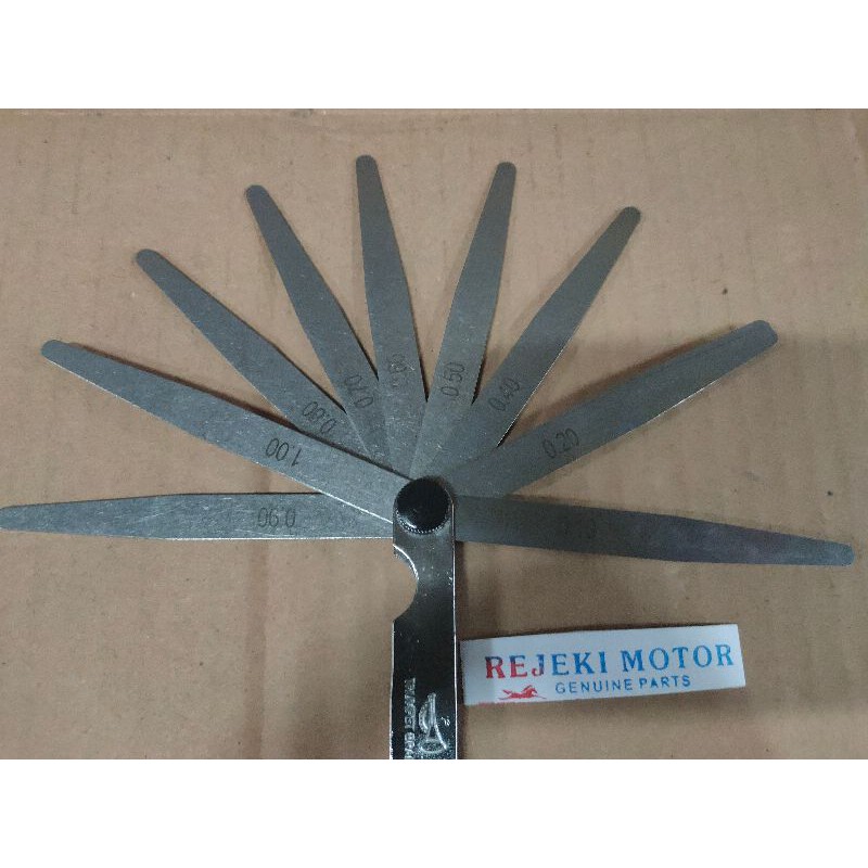 FULLER GAUGE SISIR STEL PLATINA KLEP 0.05-1.00MM