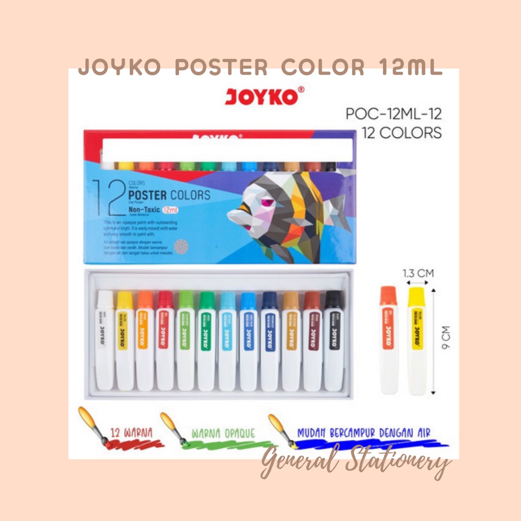 

Joyko Cat Poster POC-12ML / Joyko Cat Poster 12 ML (Tube)