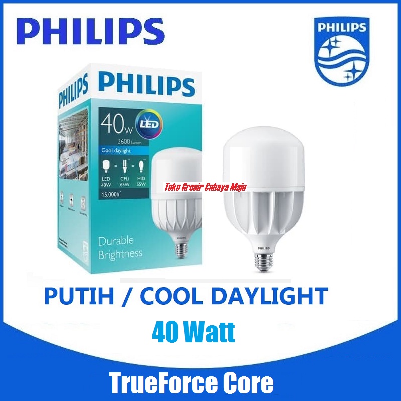 Lampu LED Philips 40 Watt 40W 40Watt 40 W TrueForce Core