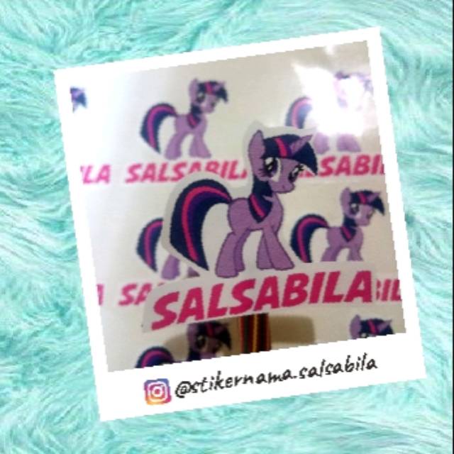 

Stiker Nama Little Pony