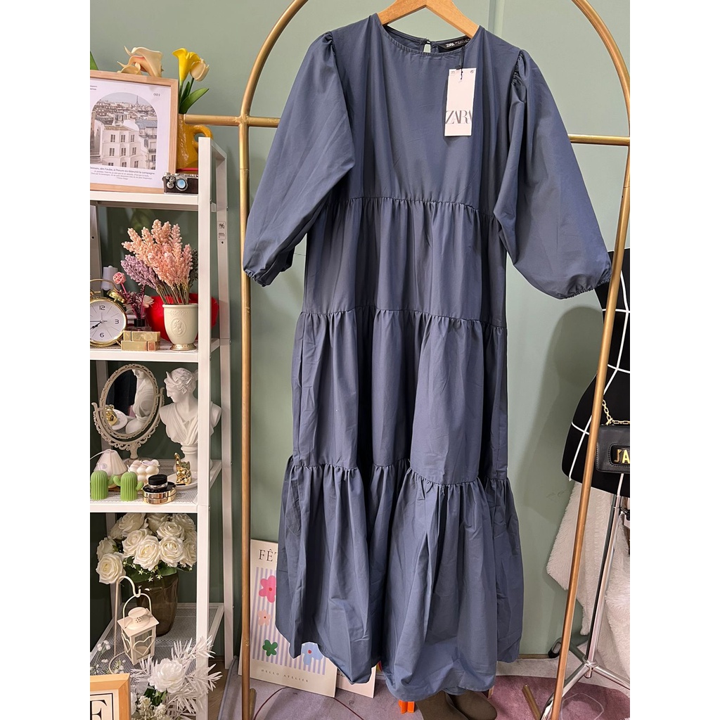 zr poplin maxy dress