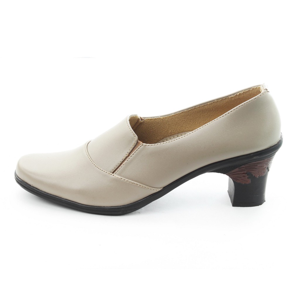 Yutaka Formal High Heel-Krem - Vrand Trand