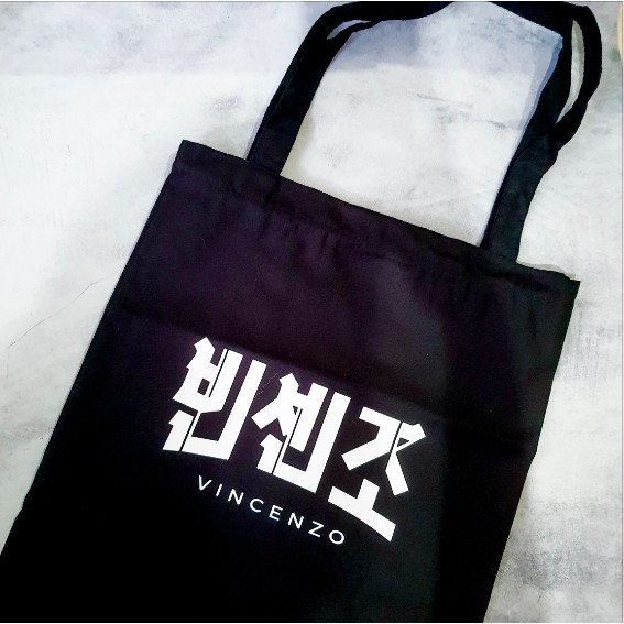 Vincenzo K-Drama Song Joong Ki Jeon Yeobin Tote Bag