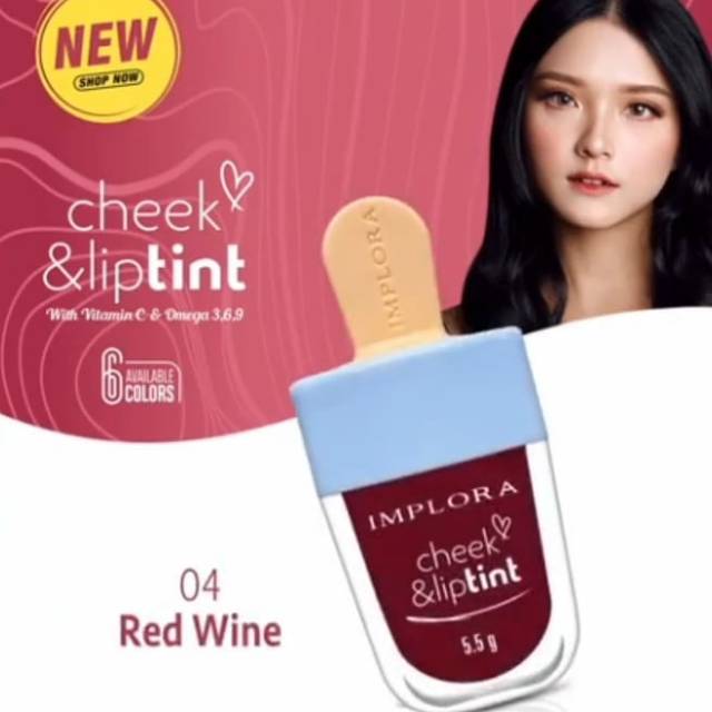 IMPLORA CHEEK DAN LIPTINT IMPLORA CHEEK &amp; LIPTINT - IMPLORA LIP TINT ORIGINAL